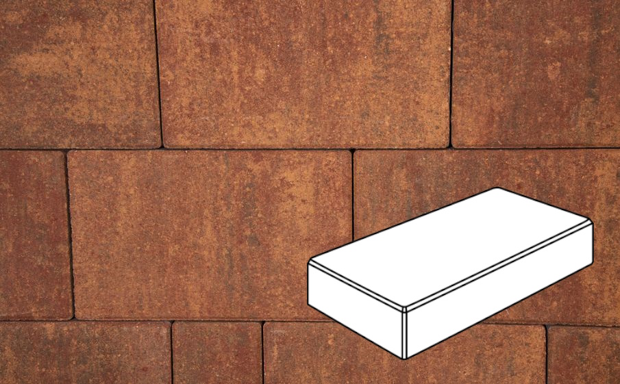 Плитка тротуарная Готика Natur, Картано В.3.П.10, Вернисаж, 300*150*100 мм