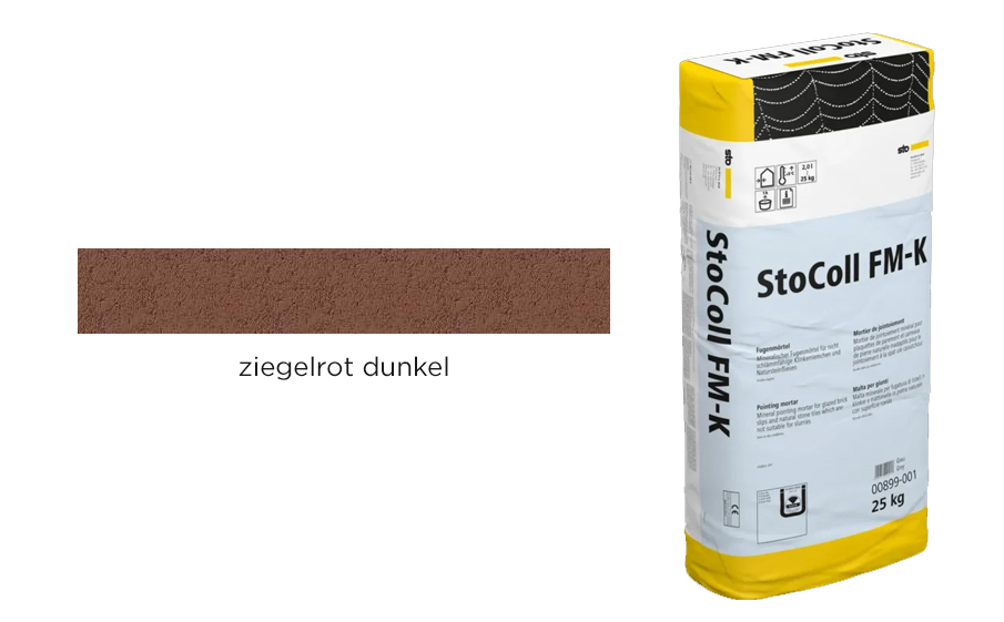 Затирка для швов StoColl FM-K, ziegel rot dunkel, 25 кг