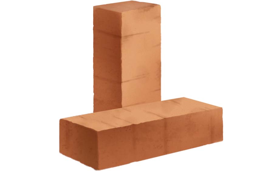 Кирпич строительный полнотелый ЛСР, красный, М150, 250*120*65 мм