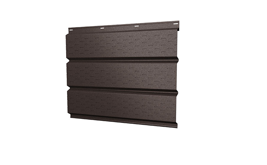 Софит Grand Line металлический полная перфорация 0,5 Satin Matt TX с пленкой RAL 8017