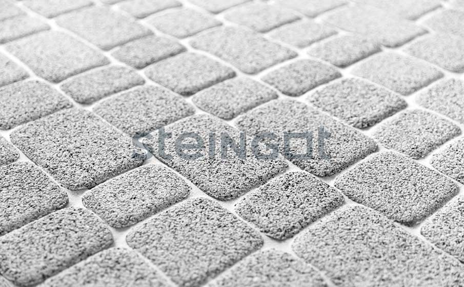 Плитка тротуарная Steingot Премиум, Классика, Белый (Bianco Nero), комплект 3 шт, толщина 60 мм