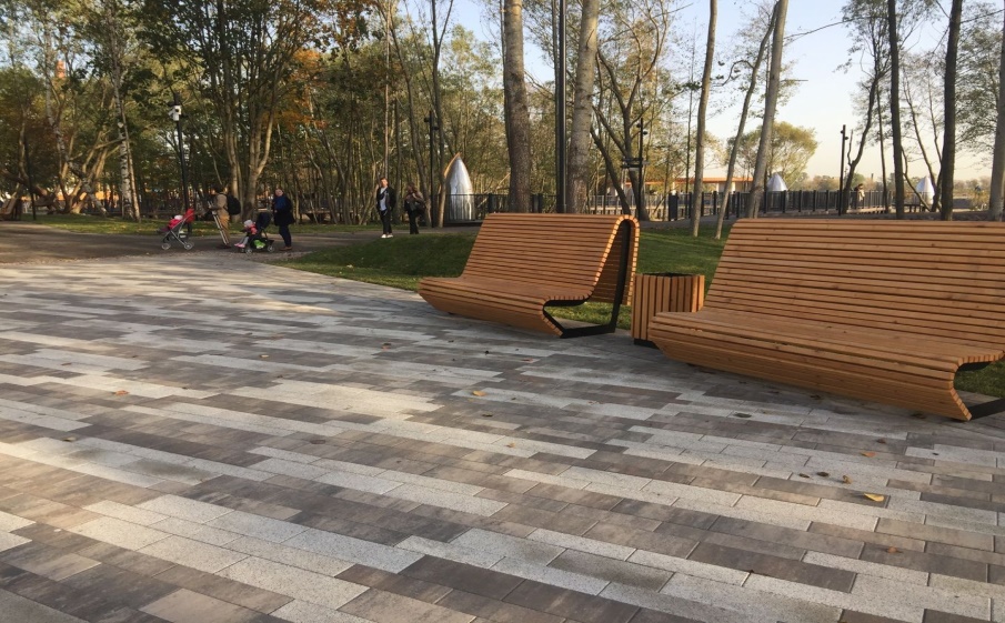 Плитка тротуарная Паркет Б.9.Псм.8 листопад гладкий песчаник, комплект 4 шт, толщина 80 мм