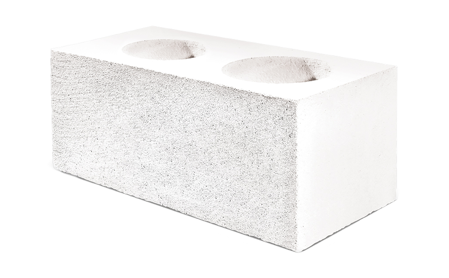 Газобетонный O-блок ISTKULT D500, 2 отверстия D 160 мм, 250*250*500 мм