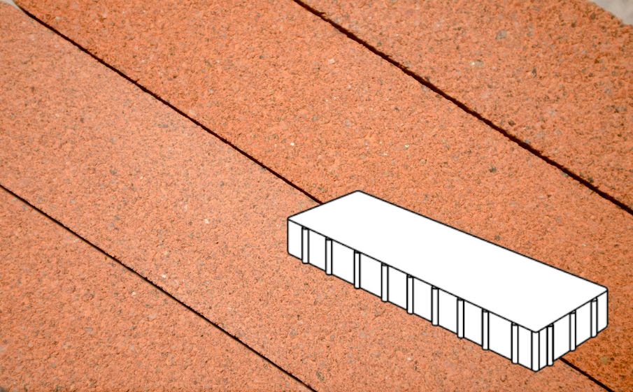 Плитка тротуарная Готика Premium Silver, Плита Б.3.П.10, №15, 500*125*100 мм