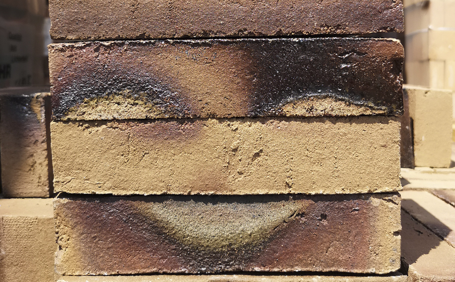 Кирпич клинкерный Muhr 34 KS Grau nuanciert Kohle Spezial Wasserstrich, 240*52*52 мм