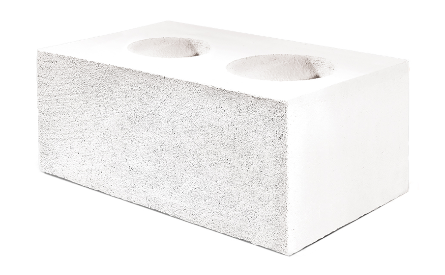 Газобетонный O-блок ISTKULT D500, 2 отверстия D 160 мм, 300*250*500 мм