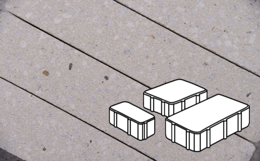 Плитка тротуарная Готика Granite FINERRO, Новый Город В.2.Псм.8, Мансуровский 260/160/100*160*80 мм