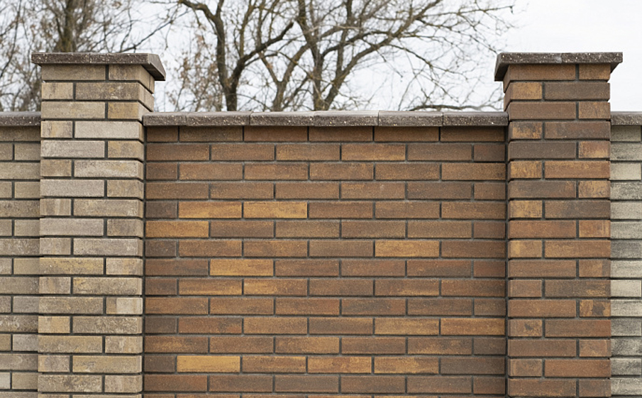 Кирпич облицовочный Выбор 1Л150.1900.F100 Премиум Осень, 250*120*65 мм