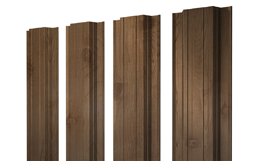 Штакетник Прямоугольный 0,45 Print Premium Pine Wood Fresh