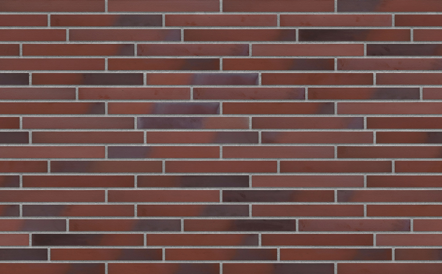 Клинкерная плитка под кирпич King Klinker KING SIZE 10 Maghreb fire гладкая LF, 490*52*14 мм