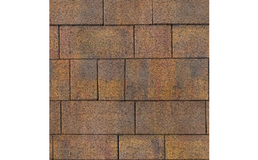 Плитка тротуарная SteinRus Инсбрук Тироль Б.4.Псм.6, Native, ColorMix Бромо, толщина 60 мм