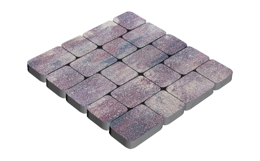 Плитка тротуарная SteinRus Инсбрук Альт Дуо А.3.Фсм.4, Antico, Каратау, толщина 40 мм