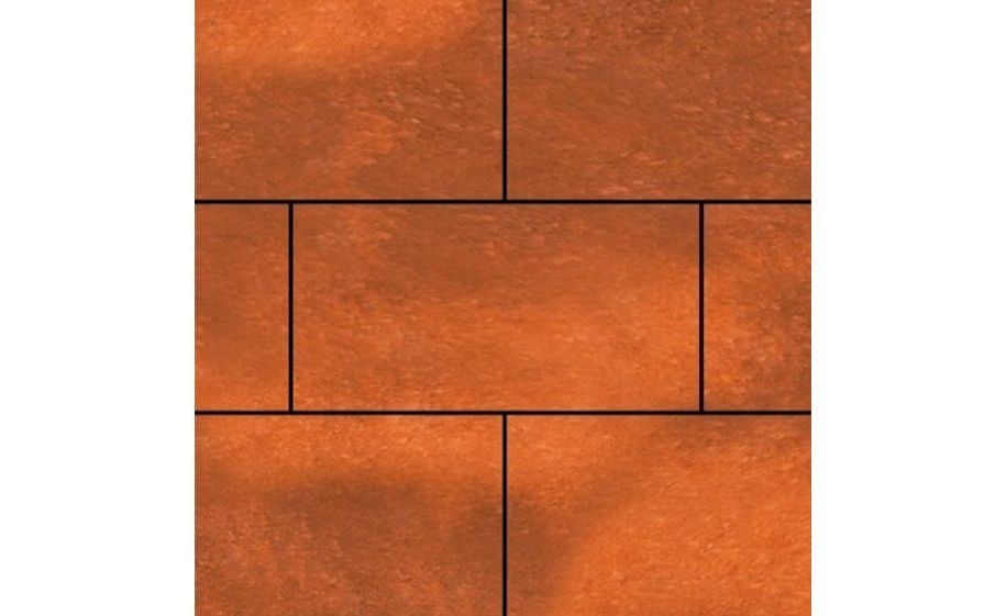 Плитка тротуарная SteinRus, Парк Плейс Б.3.П.8, гладкая, ColorMix Брук, 600*300*80 мм