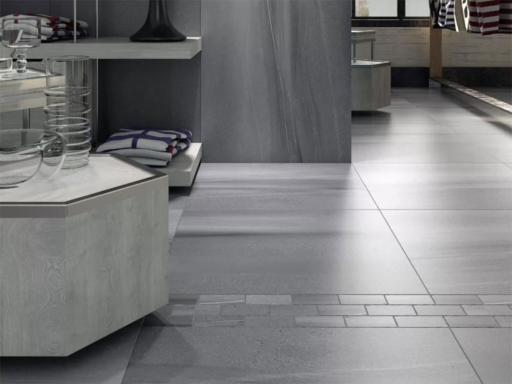 Керамогранит KERAMA MARAZZI Роверелла серый темный обрезной, 1195*600*20 мм