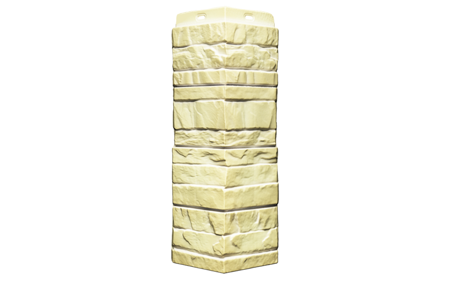 Угол для сайдинга Docke LUX Rocky Кешью