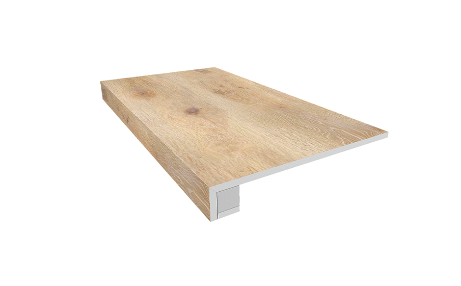 Комплект ступень прямоугол. бортик и подступенок Ametis Selection SI01, неполированнный