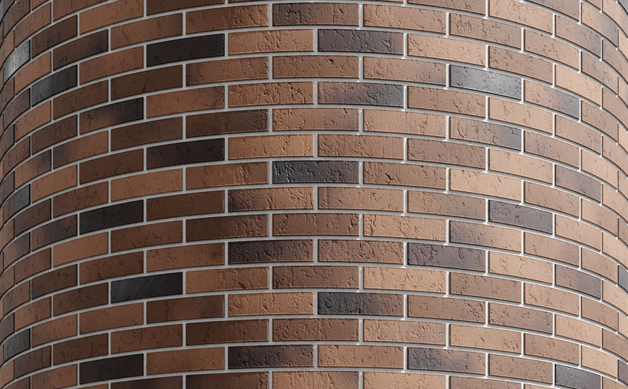 Кирпич облицовочный Красная Гвардия Джаз, 250*120*65 мм