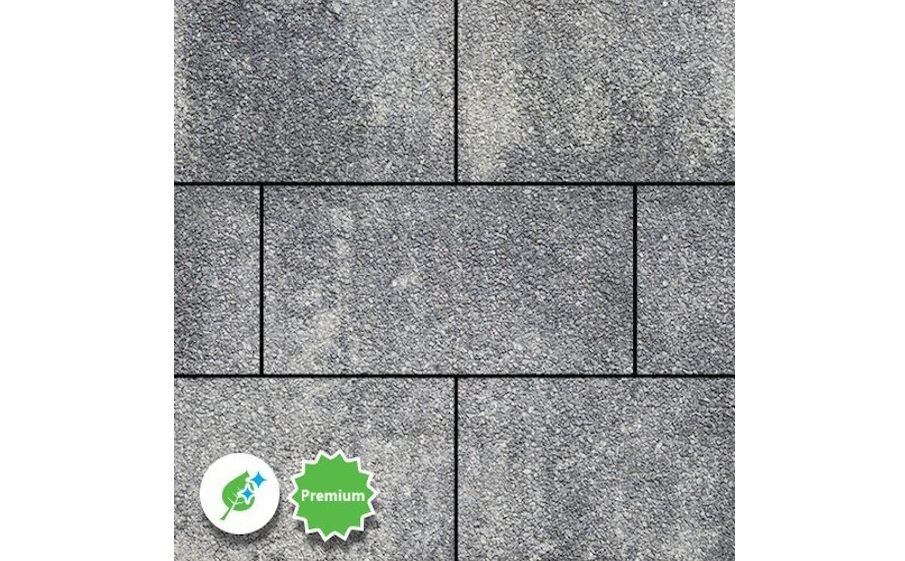 Плитка тротуарная SteinRus Парк Плейс Б.3.П.8 Native, ColorMix Актау, 600*300*80 мм