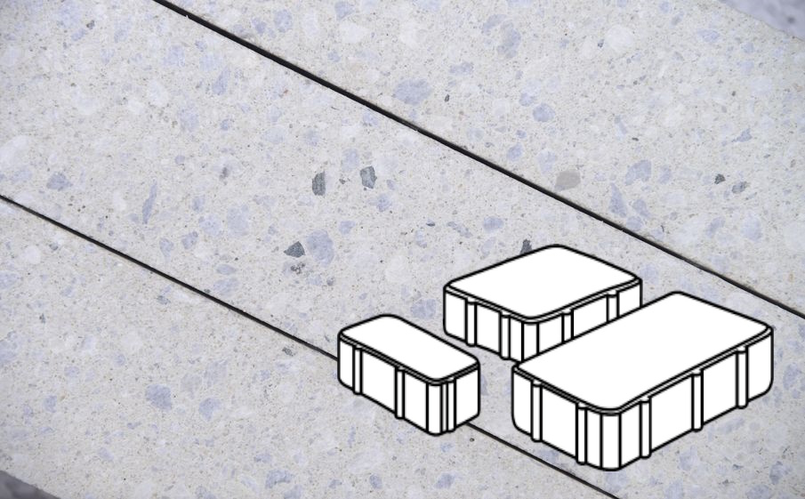 Плитка тротуарная Готика, Granite FINO, Новый Город Б.2.Псм.6, Мансуровский, 240/160/80*160*60 мм