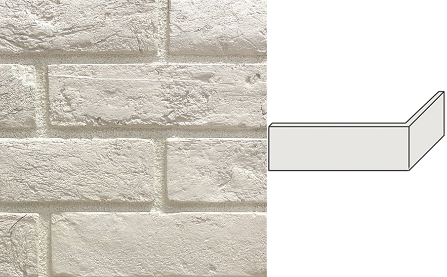 Угловой декоративный кирпич Redstone Кронштадт KR-00/U, 230*105*66 мм