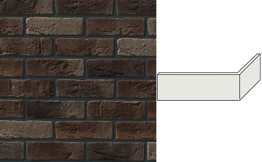 Декоративный кирпич Leonardo Stone угловой элемент Орли 191/98*65*10 мм 464