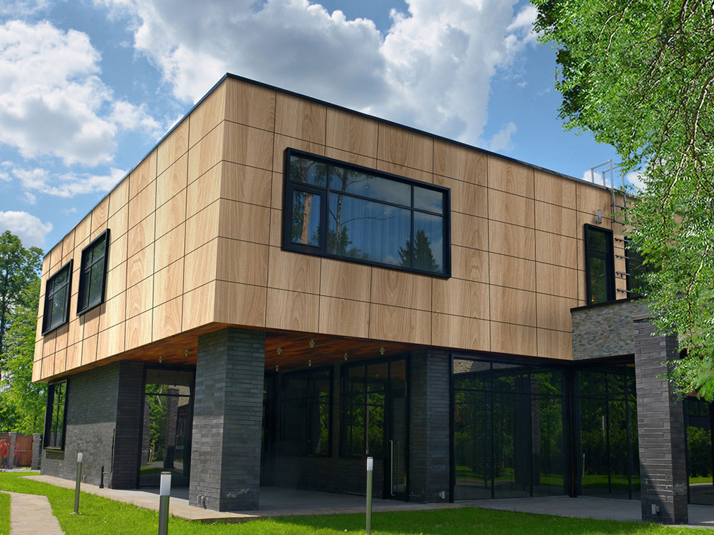 HPL-панель Greenlam Woods SUD 9116 Eden Oak двухсторонняя, 3050*1300*10 мм