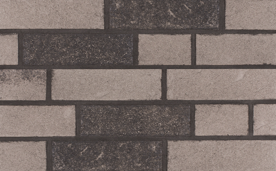 Клинкерная плитка под кирпич Roben Manus Kyra carbon рельефная, 240*71*14 мм