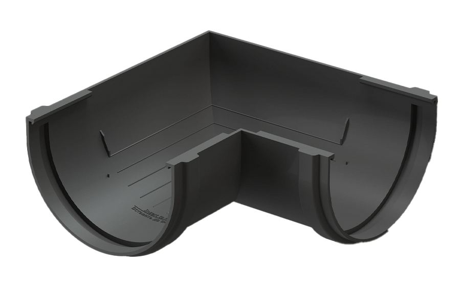 Угловой элемент Docke PREMIUM 90 градусов, графит