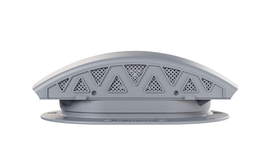 Вентилятор подкровельный Viotto для готовой мягкой и фальцевой кровли, RAL 7024 графит