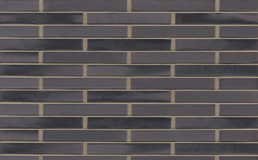 Кирпич клинкерный Muhr 15 Schwarz-bunt Edelglanz гладкий, 290*60*40 мм