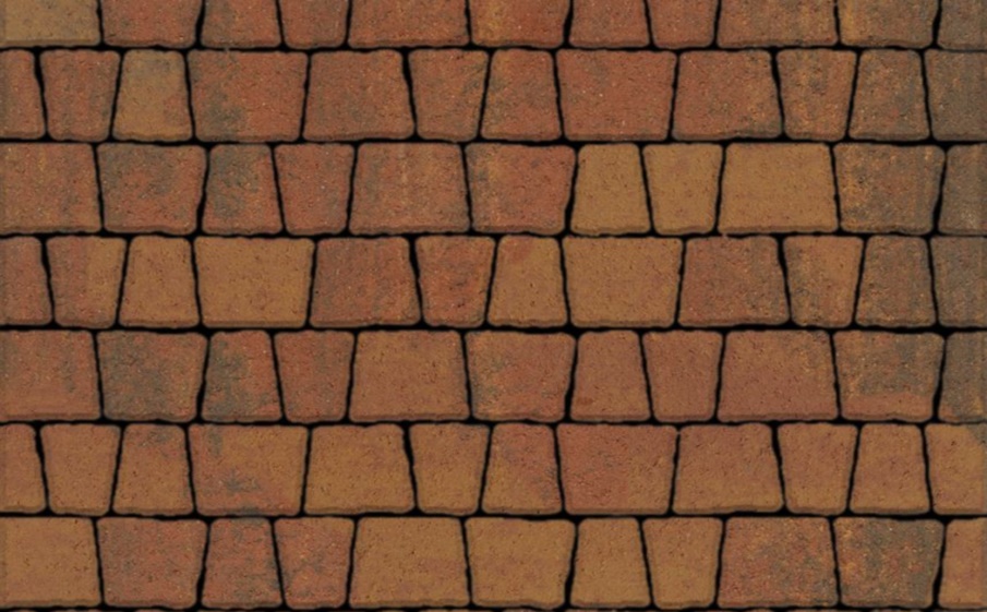 Плитка тротуарная Антик Б.3.А.6 листопад гладкий арабская ночь, комплект 5 шт, толщина 60 мм