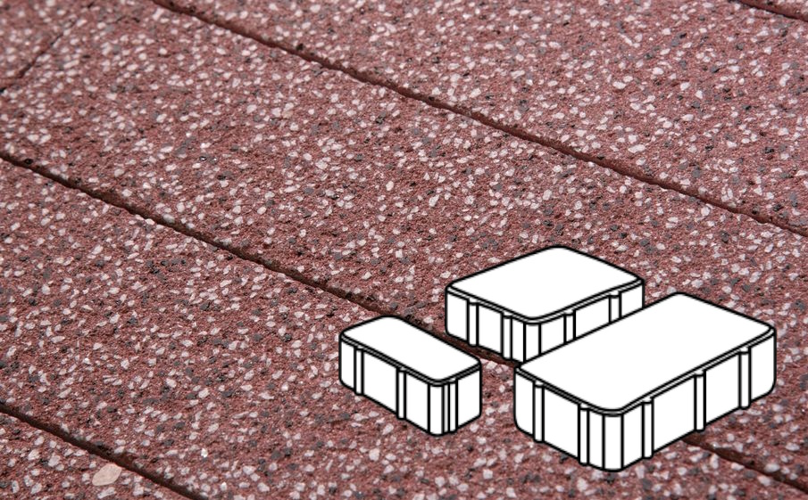 Плитка тротуарная Готика, City Granite FINERRO, Новый Город В.2.Псм.8, Емельяновский, 260/160/100*160*80 мм