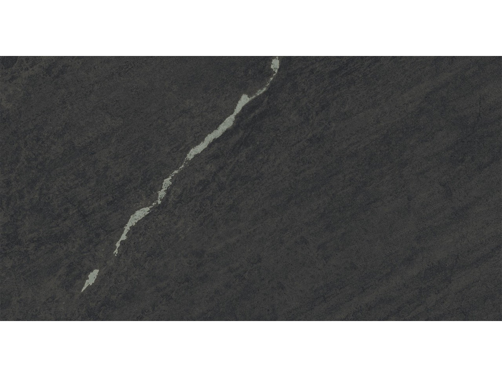 Керамогранит Atlas Concorde Forte dei marmi Rock Venaria Black LASTRA, 1200*600*20 мм