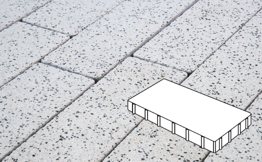 Плитка тротуарная Готика, Granite FINERRO, Плита Б.6.П.8, Покостовский, 600*400*80 мм