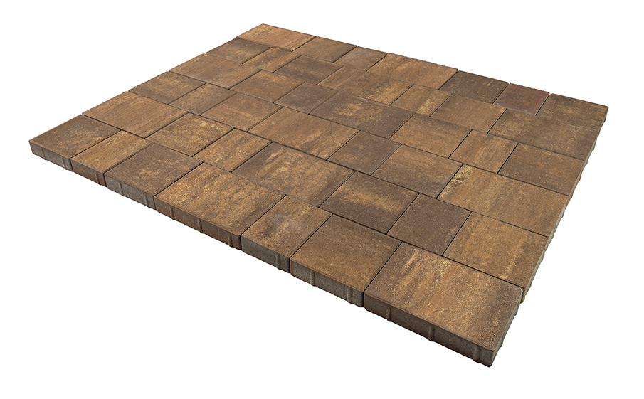 Плитка тротуарная BRAER Старый город Венусбергер Color Mix Каштан