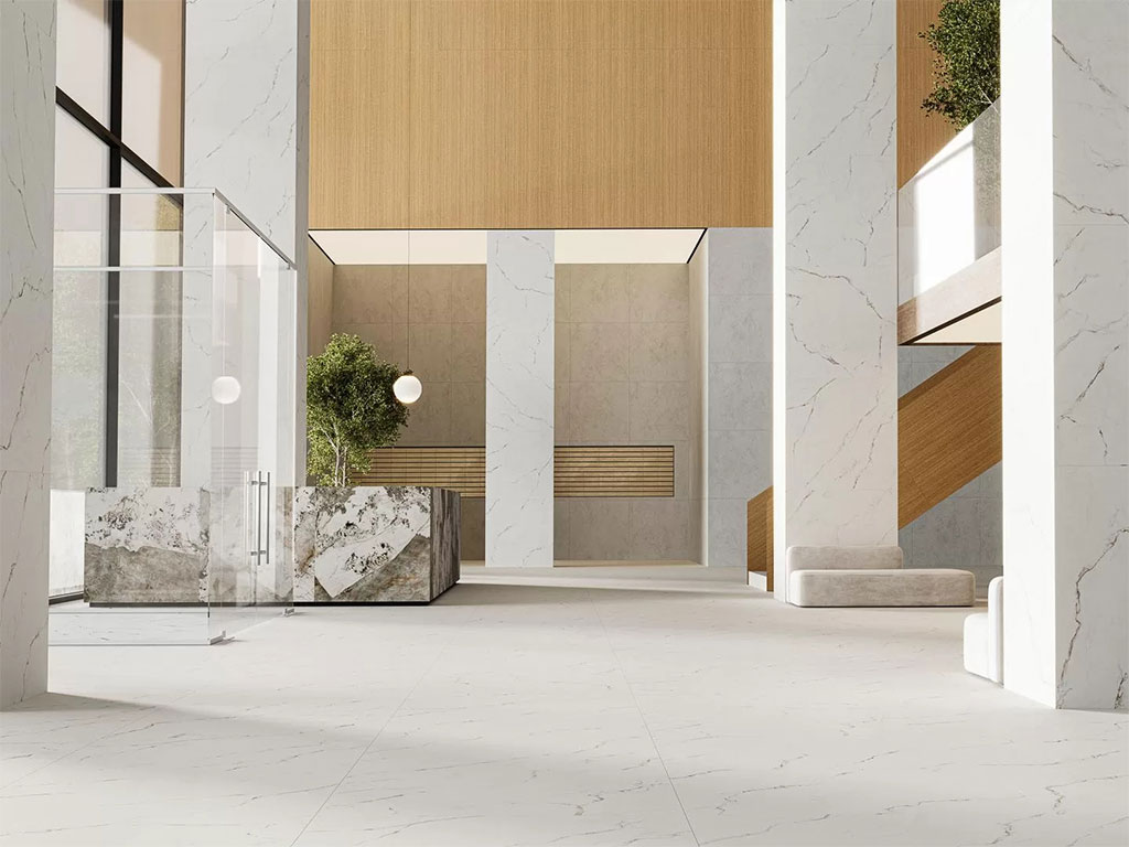 Керамогранит KERAMA MARAZZI Монте Тиберио бежевый светлый обрезной, 2385*1195*11 мм