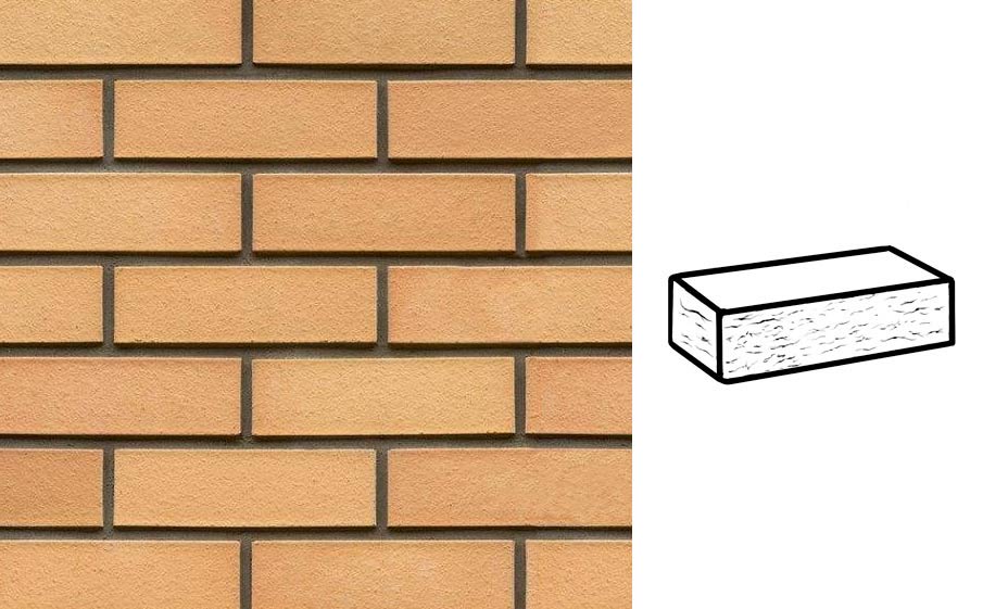 Кирпич клинкерный Muhr 23 Morgenrote рустик, 240*115*71 мм