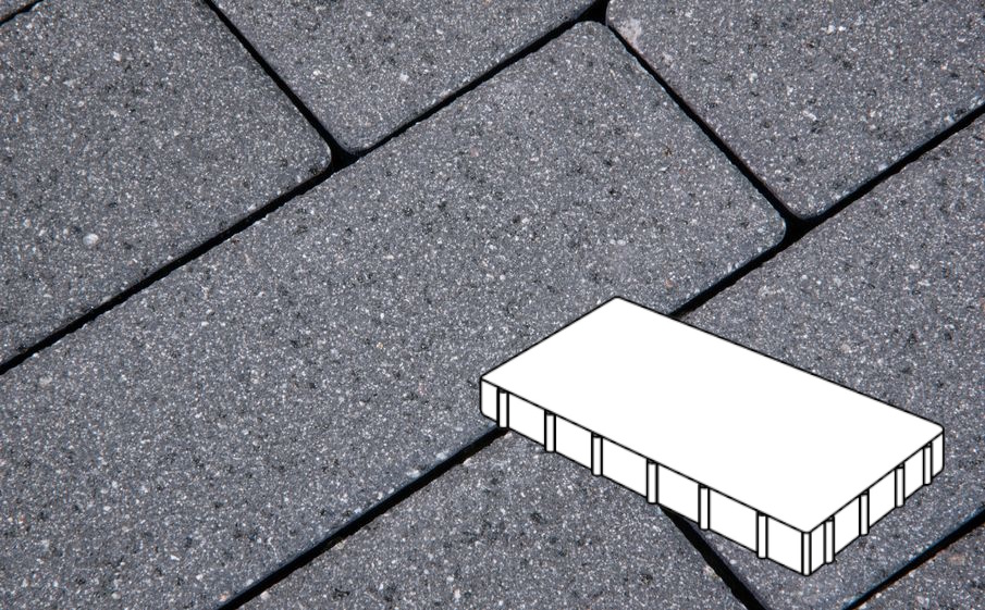 Плитка тротуарная Готика Granite FERRO, Плита Б.6.П.8, Исетский 600*300*80 мм