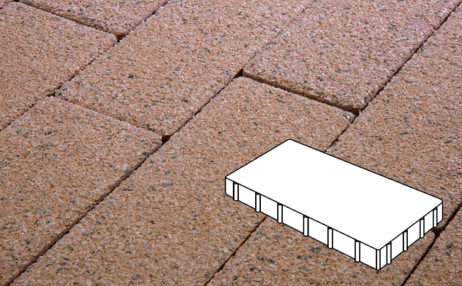 Плитка тротуарная Готика Premium Gold, Плита Б.6.П.6, №4, 600*400*60 мм