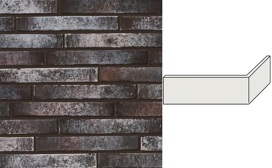 Декоративный кирпич Leonardo Stone угловой элемент Сиэтл 278/100*50*13 мм 786