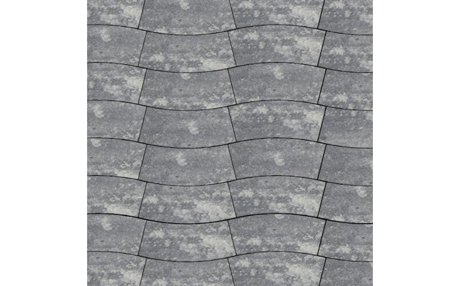 Плитка тротуарная SteinRus Аксио В.27.Ф.8 гладкая, ColorMix Актау, 280*100*80 мм