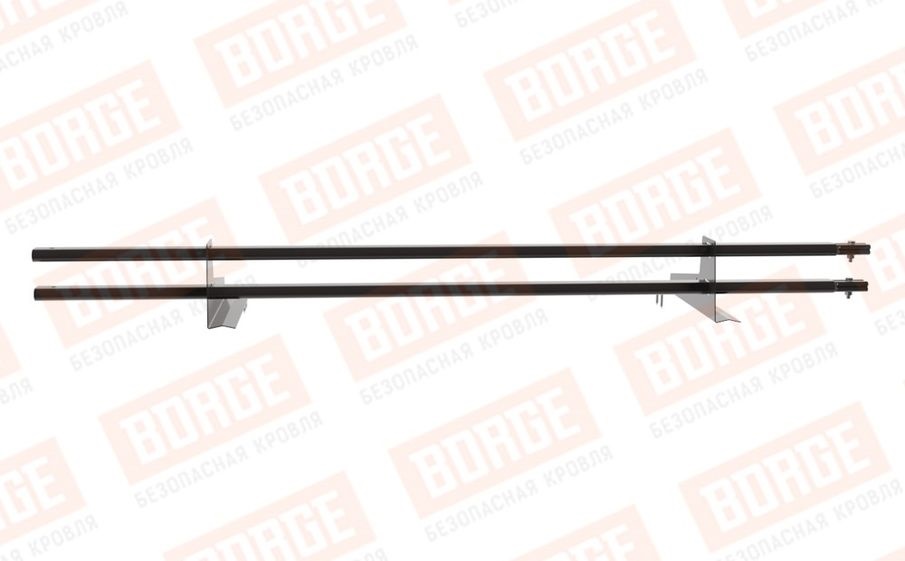 Снегозадержатель трубчатый Borge для черепичной кровли оцинкованный RR 32, 1,5 м