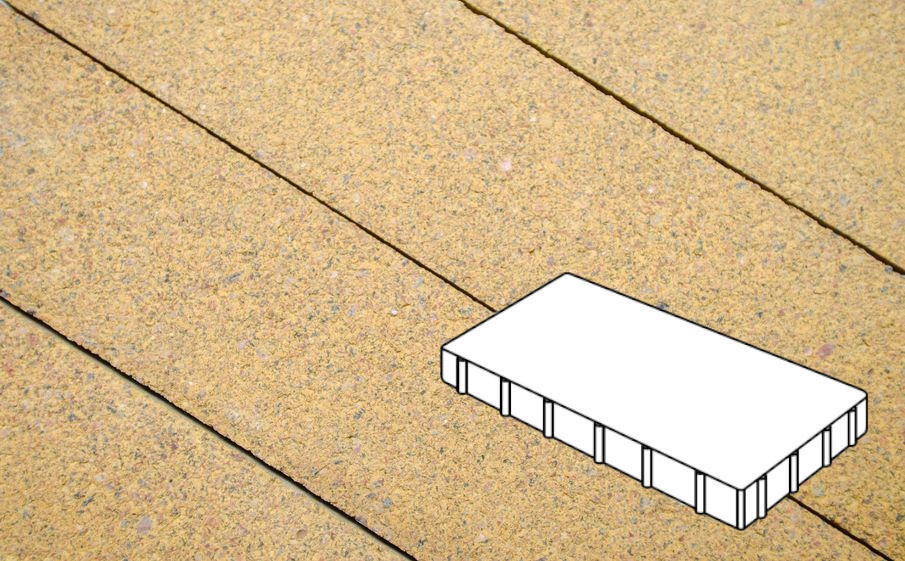 Плитка тротуарная Готика Premium Silver, Плита Б.6.П.8, №2, 600*300*80 мм