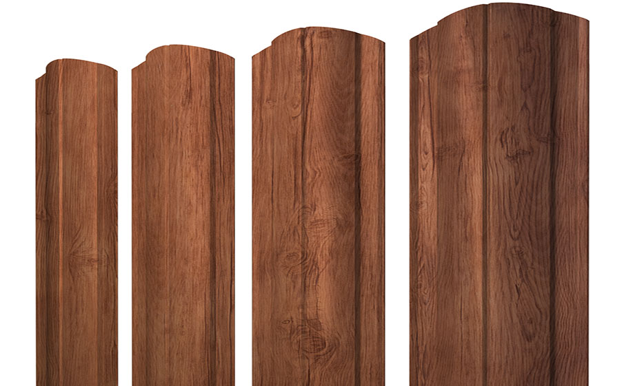 Штакетник Круглый фигурный Print Premium  Rowan Fresh