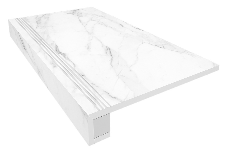 Комплект ступень и подступенок Ametis Supreme SM01, неполированный