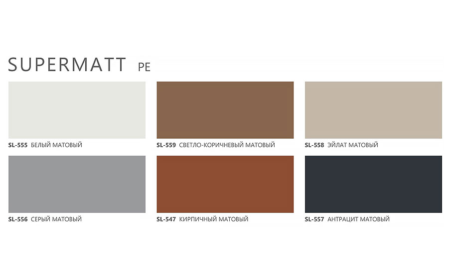 Алюминиевая композитная панель SIBALUX SBL A2 SUPERMATT