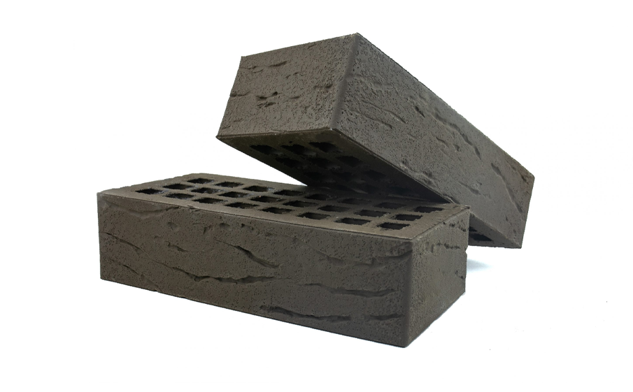 Кирпич облицовочный Губский КЗ, папирус, коричневый, 250*120*65 мм