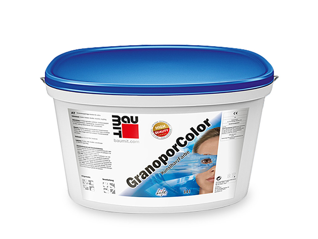 Акриловая краска Baumit GranoporColor, база, 14 л
