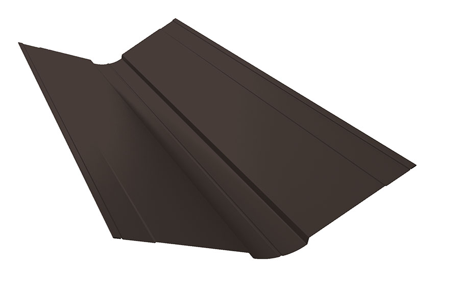 Планка ендовы верхней фигурной 150*150 мм Grand Line Satin Matt TX RR 32, 2 м