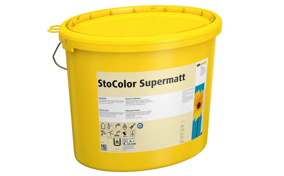 Интерьерная ультраматовая краска StoColor Supermatt weiss, белая, 15 л